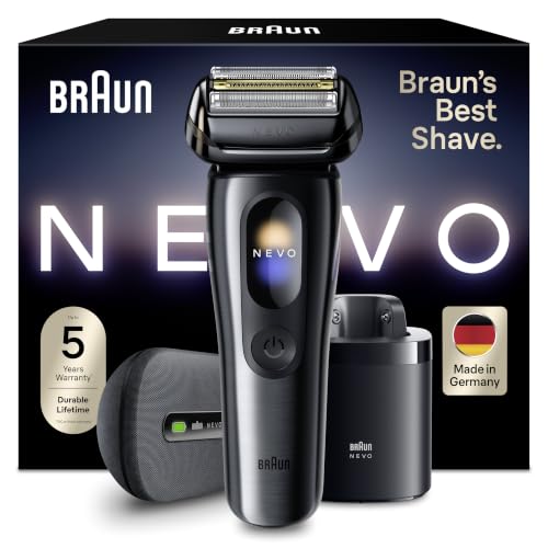 ⚡ BLITZDEAL (-44%) Braun NEVO Rasierer Herren Elektrisch, NEVO17015C, Graphit