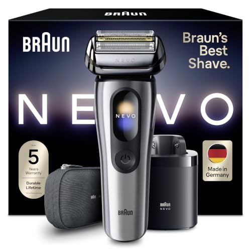 ⚡ BLITZDEAL (-43%) Braun NEVO Rasierer Herren Elektrisch, NEVO11005C, Silber