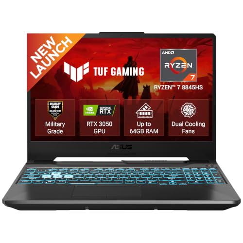 ASUS TUF A15 (2026),Smartchoice,AMD Ryzen 7 8845HS,RTX 3050-4GB,16GB DDR5 (Upgradeable),512GB SSD,FHD,15.6"(39.6 cm),144Hz,Win 11,M365 Basic(1Y),Offic