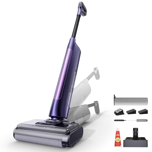 50,00€ Coupon! Ultenic Nass Trockensauger, 180° flach Saugwischer, 55 Min Laufzeit