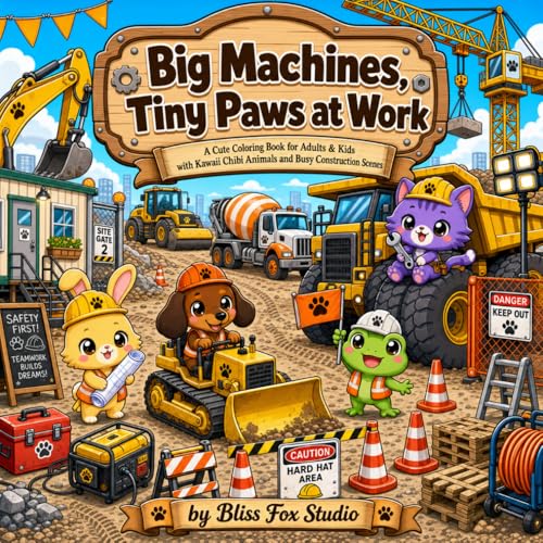 Big Machines, Tiny Paws at Work cover