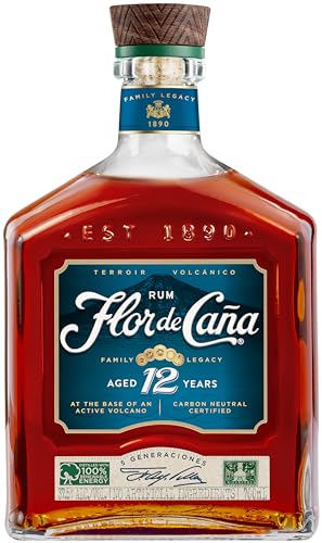 🔥 STARKER PREIS (-31%) Flor de Caña Rum 12 Jahre 37,5% (1x 0,7 l)
