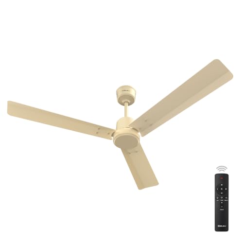 Bajaj Classico Sleek 5S 1200MM BLDC Ceiling Fan with Remote|BEE 5 Star Rated Energy Efficient|Saves upto 57% on electricity bills|Sleek Compact Design