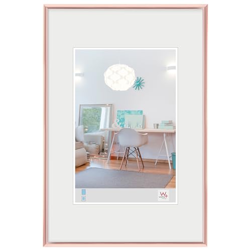 walther design Bilderrahmen 50x70 cm rosegold Kunststoffrahmen New Lifestyle KV070Y