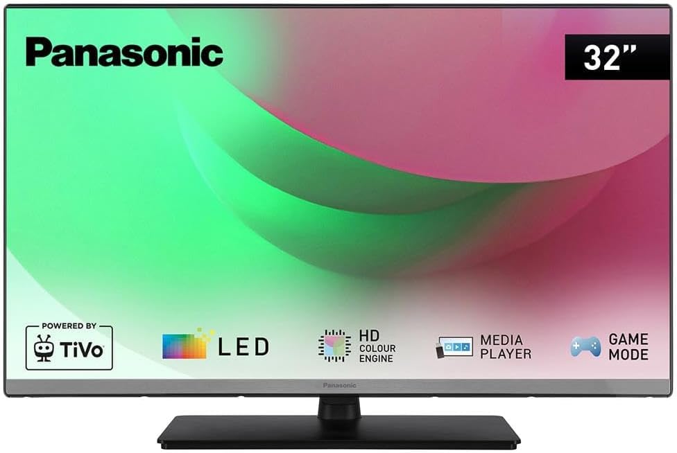 (-26%) Panasonic TB-32S45AEZ, S45A Serie 32 Zoll Full HD LED Smart TV, 2024, TiVo, Google- und Alexa-Sprachsteuerung, Gaming-Modus, Media Player, HDR, HDMI, für EIN außergewöhnliches visuelles Erlebnis