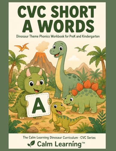 Dino CVC Short A Words cover