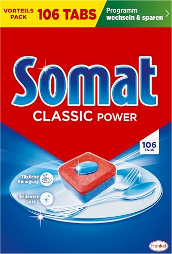 (-28%) Somat Classic Power kompakte Spülmaschinentabs (106 Tabs), Geschirrspültabs