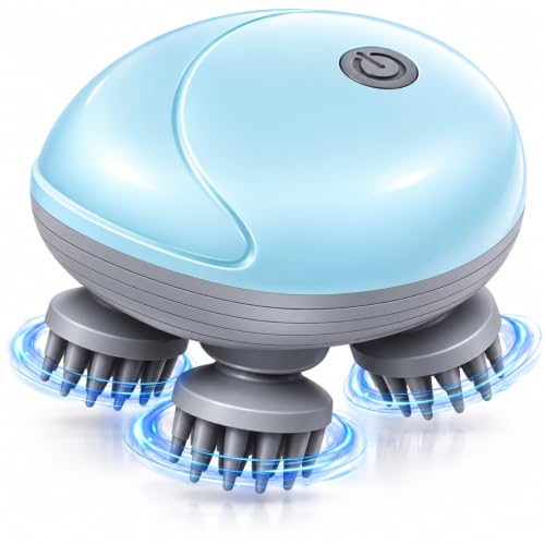 AS-701 Portable Handheld Electric Scalp Massager | Scalp Massager for Pain Relief, Blood Circulation, Hair Growth support, Stress Relief, Relaxation |