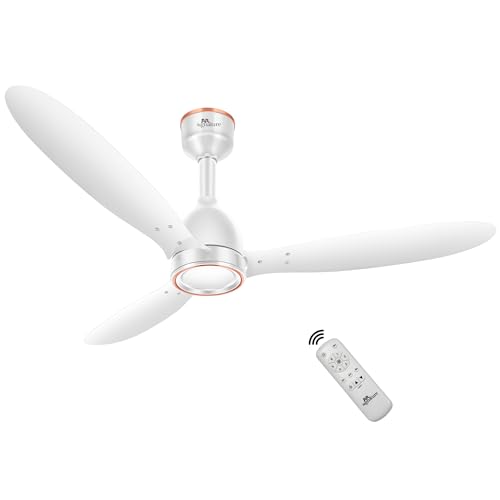 RR Signature COMFYGLOW 1250mm BLDC Underlight Ceiling Fan with 100% Pure Copper Motor - 35W | 350 RPM High Speed | Remote Control & LED Light | 3 Ligh