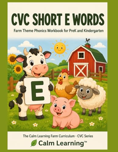 Farm CVC Short E Words cover