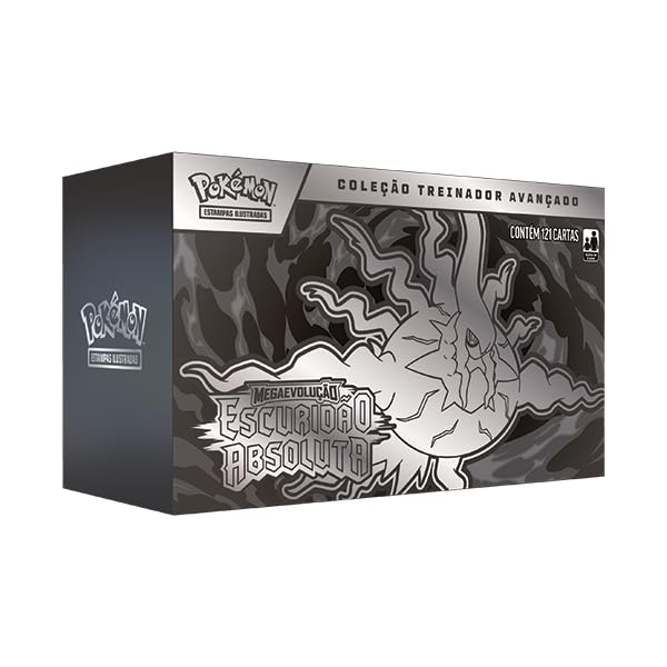 Pokémon TCG Mega Evolução: Escuridão Absoluta - Advanced Trainer Box (Português).