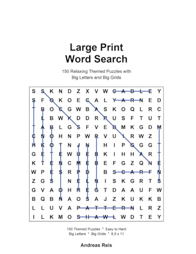 Large Print Word Search – paperback on Amazon