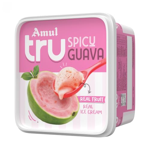 Amul Tru Ice Cream Tub Spicy Guava 1 L
Amul Tru Ice Cream Tub Spicy Guava 1 L
