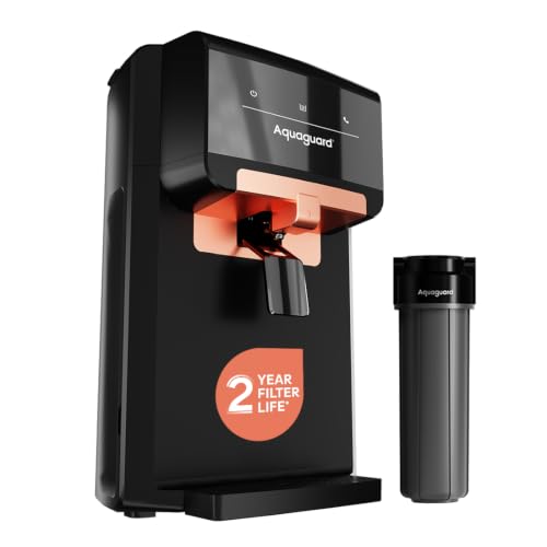 Aquaguard Enrich Nexen RO+UV Water Purifier | 2-Year Warranty | Active Copper & Alkaline Boost | 2-Year Filter Life Powered by Anti-Scale FIlter | Rem