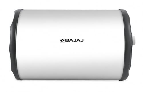 Bajaj Majesty Pro Horizontal Geyser 25 L (Right pipe)| Glassline coated tank | Shock resistant body | Warranty: 7 Yr Tank, 2 Yr Comprehensive | BEE Ra