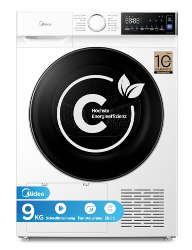 (-16%) Midea Serie V5 Wärmepumpentrockner 9kg Energieklasse C SmartDry MDV5EH90WBC
