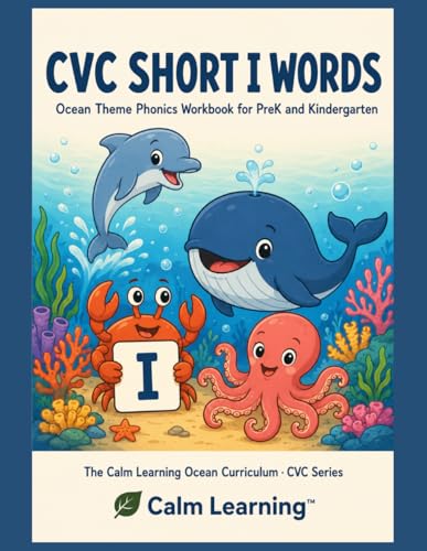Ocean CVC Short I Words cover