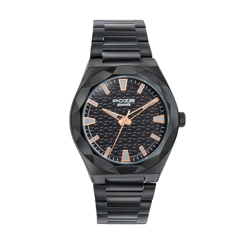 Poze 9 with Quartz Analog with Sheet Metal Strap Watch for Men