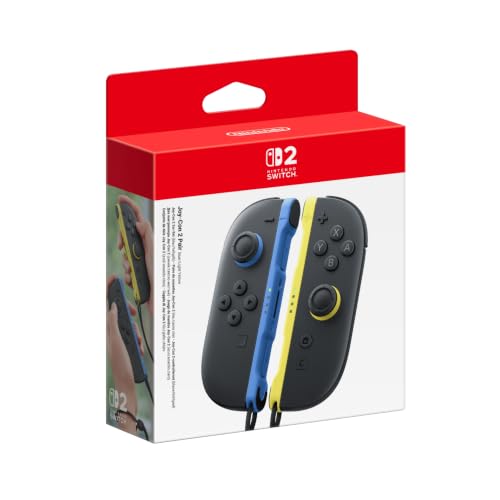 Nintendo Switch 2 paire de manettes Joy-Con 2 (bleu & jaune) | À utiliser uniquement avec la Nintendo Switch 2