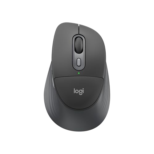 Logitech Signature Comfort Plus M850 L Wireless Mouse, Bluetooth Mouse with Palm Cushion, Silent Clicks, 24-Month Battery, Customizable Buttons, for W