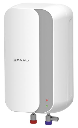 Bajaj Prohot 5 Litre Instant Water Heater | 3KW Vertical Geyser for Bathroom & Kitchen | Fast Heating Element | High Grade SS Tank | Multiple Safety S