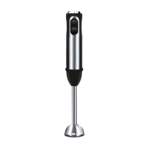 Wipro Elato FMB 201 Hand Blender|Powerful 200 Watt Copper Motor With Rust Free Steel Arm|Dual Mode Multi-functional|Four In One Blade-Churn, Whip,Blen