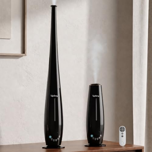 Lifelong Cool Mist Ultrasonic Humidifier for Room Moisture 5.5L |Top Fill Aromatic Air Diffuser for Home, Office, Bedroom, Living Room | 35dB, 360° No
