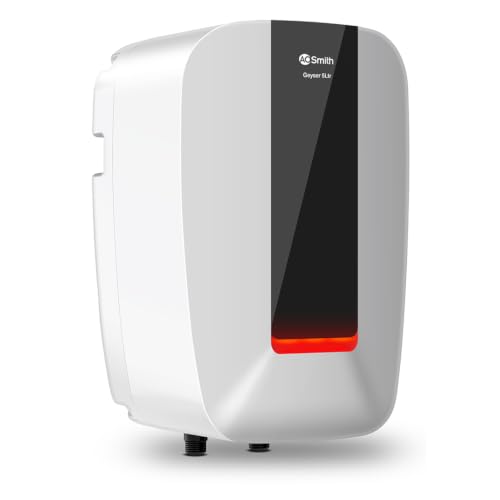 AO Smith EWS NEO 5L Instant Water Heater Geyser | 3KW Heating Element | Stainless Steel Tank | 5-Level Safety Protection | Suitable For Kitchen & Bath