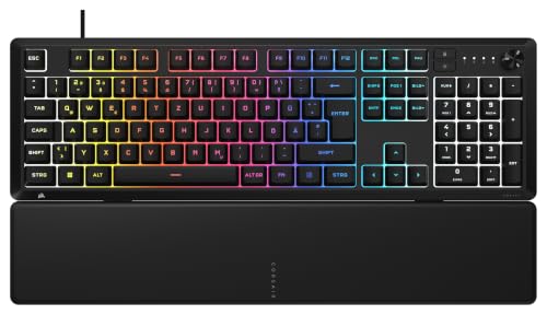 🔥 STARKER PREIS (-33%) Corsair Skiff 100 Leise RGB Kabelgebundene Gaming-Tastatur – Schwarz