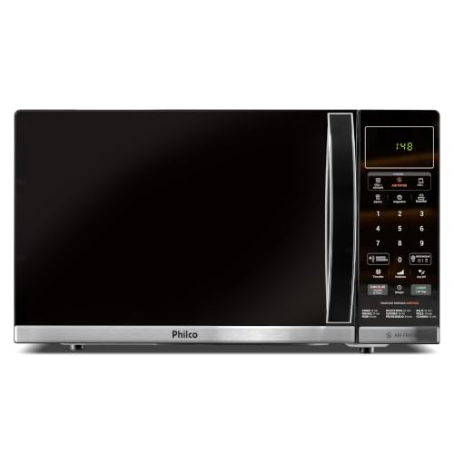 Micro-ondas Philco PMO38A 4 em 1 com Air Fryer, Grill e Convecção, 30 Litros, 1500W, Interna em Inox, 220V