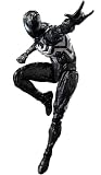 threezero Marvel's Spider-Man 2 DLX スパイダーマン シンビオート・スーツ（ピーター・パーカー）通常版 ABS&PVC&POM&亜鉛合金＆その他の金属製塗装済み可動フィギュア（磁石使用） 1/12スケール 全高約15cm