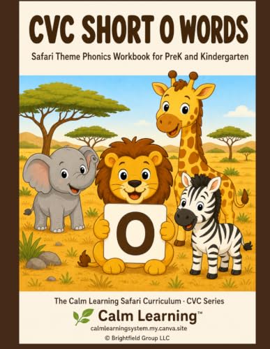 Safari CVC Short O Words cover