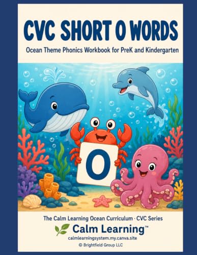 Ocean CVC Short O Words cover