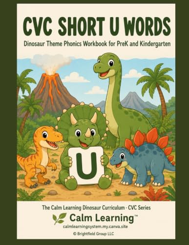 Dino CVC Short U Words cover