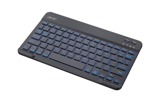 Acer Nano Pad Slim Wireless Backlit Keyboard | Bluetooth 5.0 | Multi-Device Support | RGB Backlit Keys with Color Switch & Brightness Control | 420mAh