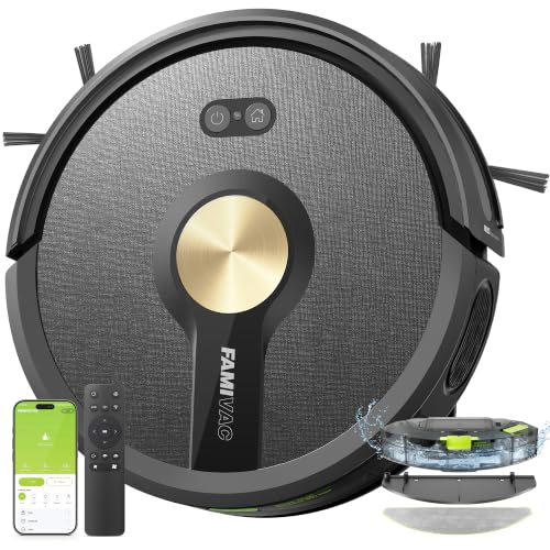 ⚡ BLITZDEAL 10,00€ Coupon! FAMIVAC R10 Saugroboter mit Wischfunktion 3-in-1, 6000pa & 160mins Laufzeit