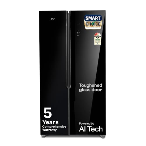 Godrej 540 L 3 Star 5 Years Comprehensive Warranty 4 Intelligent Modes|Toughened Glass Door|Frost Free SBS Inverter Refrigerator(2026 Model, RS EONVEL