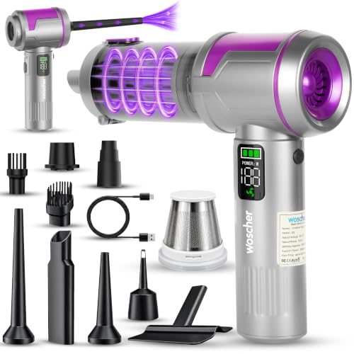 [LIMITED EDITION] WOSCHER Phantom i32 4 in 1 Cordless Vacuum Cleaner & Blower | 20000PA Suction |BLDC Motor |Rechargeable 3x2000mAh Battery |Clean Hom