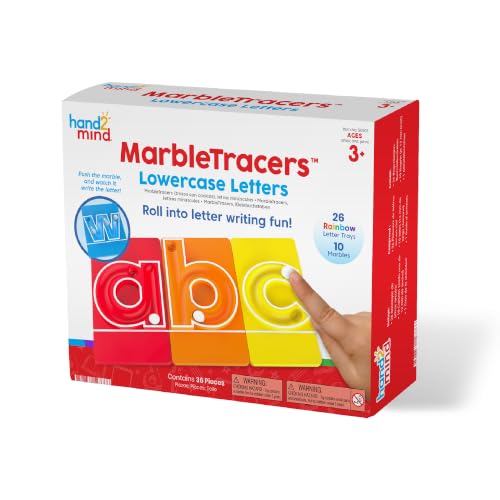 6,04€ Coupon! Learning Resources MarbleTracers Kleinbuchstaben Sensorisches Nachspuren
