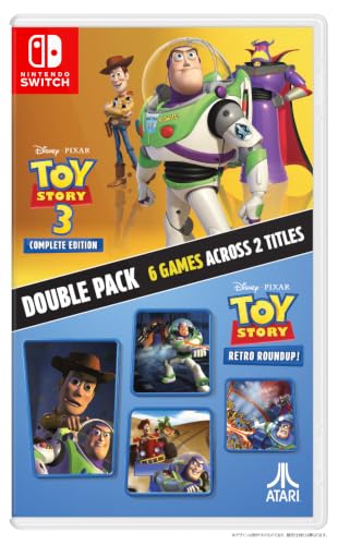 トイストーリーシリーズ歴代人気ランキング！みんなの推しゲーム作品はどれ？・人気投票　2位　Toy Story: Retro Roundup！ + Toy Story 3 Complete Edition Double Packの画像