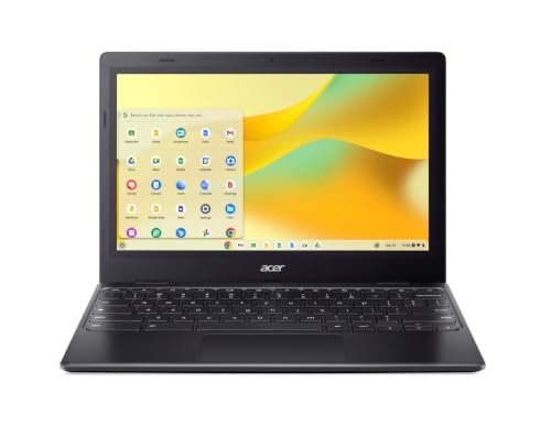 Acer Chromebook, Intel Celeron- N4500 Processor, 4GB LPDDR4 RAM, 32GB eMMC, 29.46cm /11.6" inch HD Display, Chrome OS, Intel UHD Graphics,WiFi 5, Blac