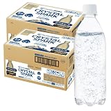 CRYSTAL SPARK(クリスタルスパーク) 炭酸水 500ml ×48本 強炭酸水 ラベルレス アイリスオーヤマ ペットボトル ケース 500ミリリットル ボトル 割り材