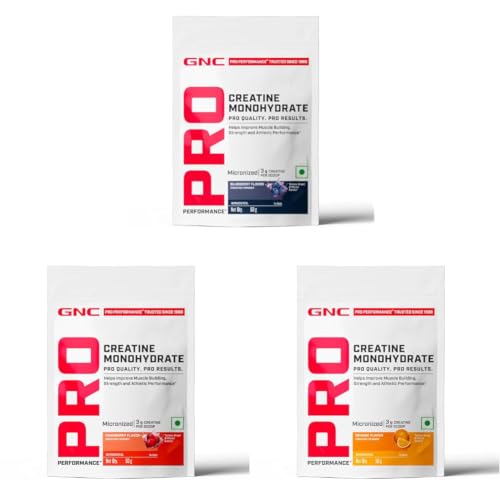 Creatine Power Strength Stack | Blueberry + Cranberry + Orange Creatine Trial Combo | Strength, Hydration & Workout Performance Pack