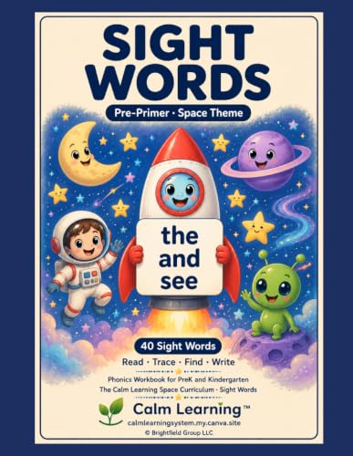 Space Sight Words Pre-Primer cover