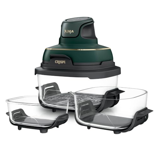 ⚡ BLITZDEAL (-60%) Ninja CRISPi tragbare Heißluftfritteuse, 3,8 l & 1,4 l, Grün