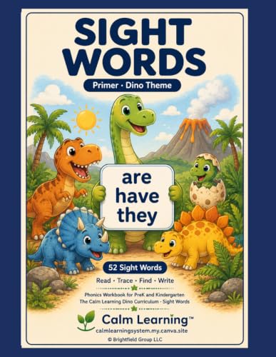 Dino Sight Words Primer cover