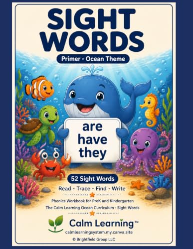 Ocean Sight Words Primer cover