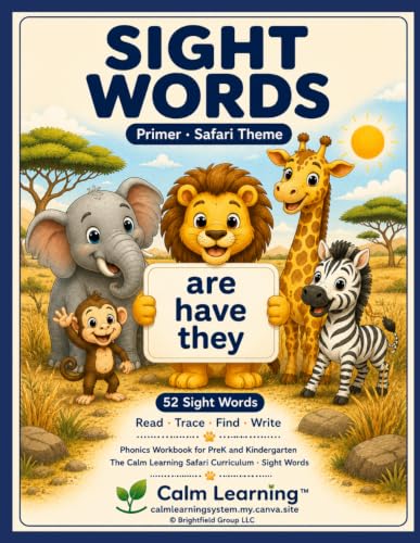 Safari Sight Words Primer cover