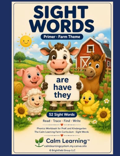Farm Sight Words Primer cover