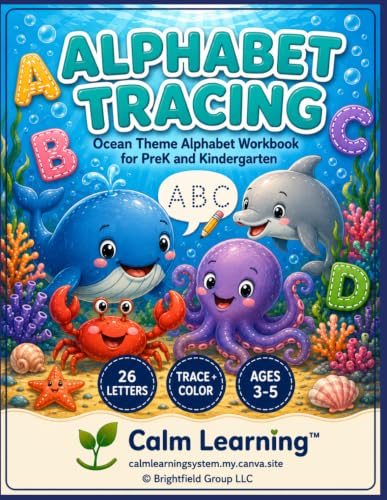 Ocean Alphabet Tracing (Upper & Lower) cover